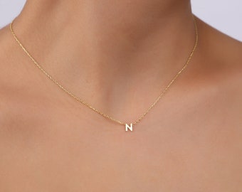 The Golden Initial Necklace