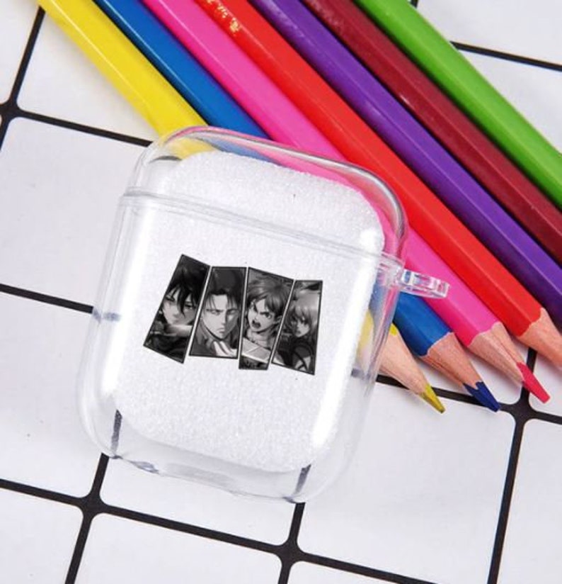 Anime Airpod Case Cute Cartoon Plastic Airpods Case Christmas Clear Airpods Case Airpods cover Airpods Holder Headpearpods Case