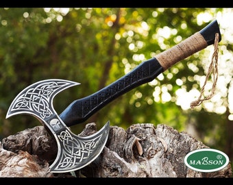 Double Headed Axe Etsy Canada