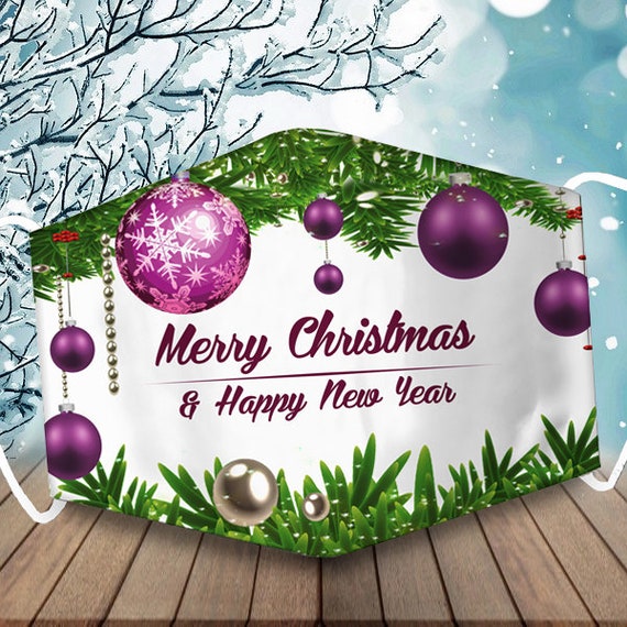 Merry Christmas Face Mask Happy New Year 21 Face Mask Etsy Merry Christmas Face Mask Happy New Year 21 Face Mask Etsy