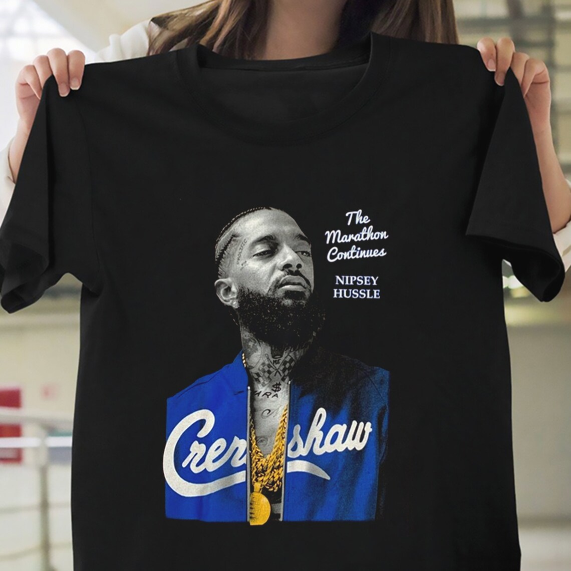 nipsey hussle no shirt