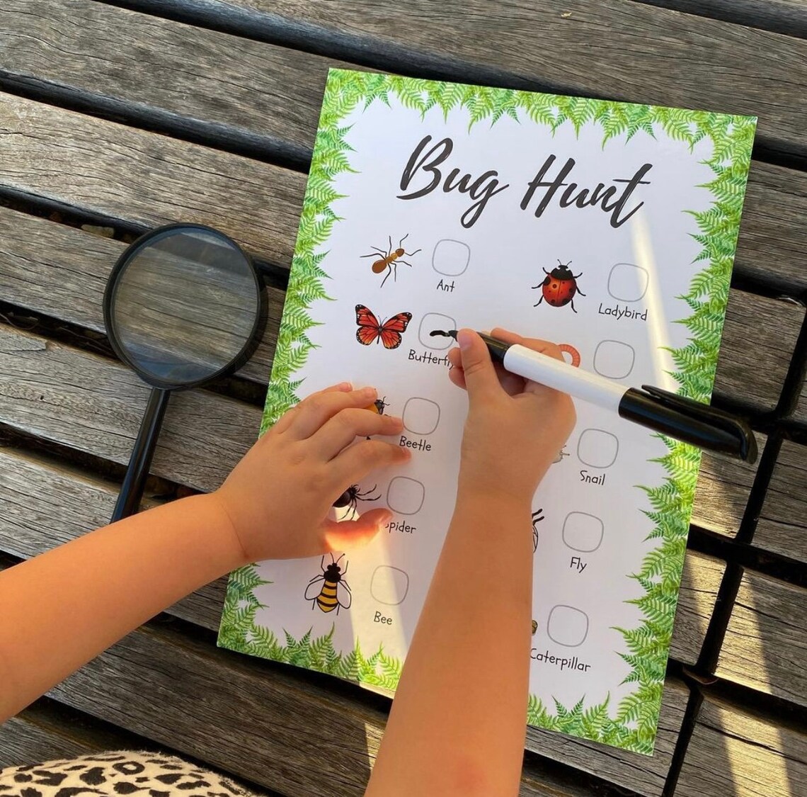 Bug Hunt Printable - Etsy