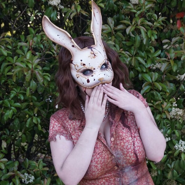 Splicer Bunny Mask Pattern