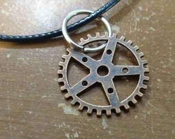 Copper Steampunk necklace #1
