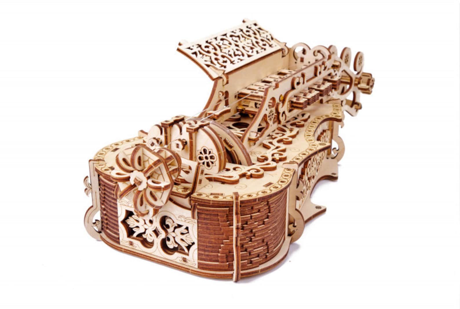 Lyra da Vinci Mechanical puzzle 3d puzzle Wood puzzle 3d Etsy