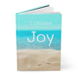 Gratitude Journal - Hardcover Journal Matte, sturdy, 5.75"x8", 75 lined single pages