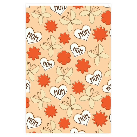 MOM Wrapping Paper 90 GSM Fine Art Paper Premium gloss Etsy
