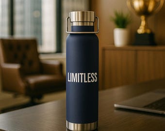 Garrafa de água de aço inoxidável com isolamento térmico Limitless