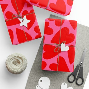 San Valentino - Carta da regalo, Disponibile in tre (3) dimensioni, Alta qualità, Carta da regalo per belle arti da 90 g/m², Premium