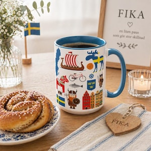 Swedish coffee mug