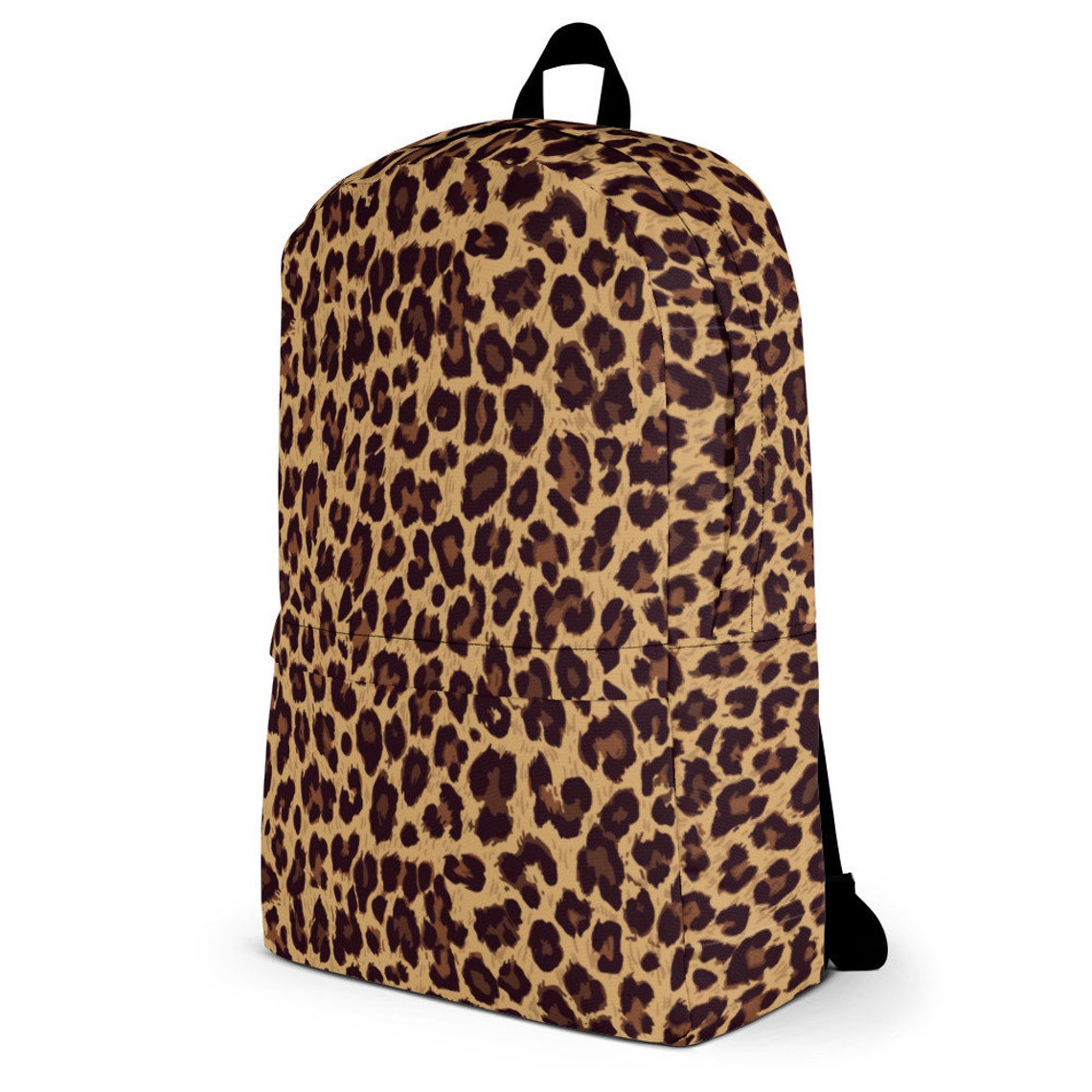 Leopard Print Backpack Medium Size Pocket for a 15 Etsy