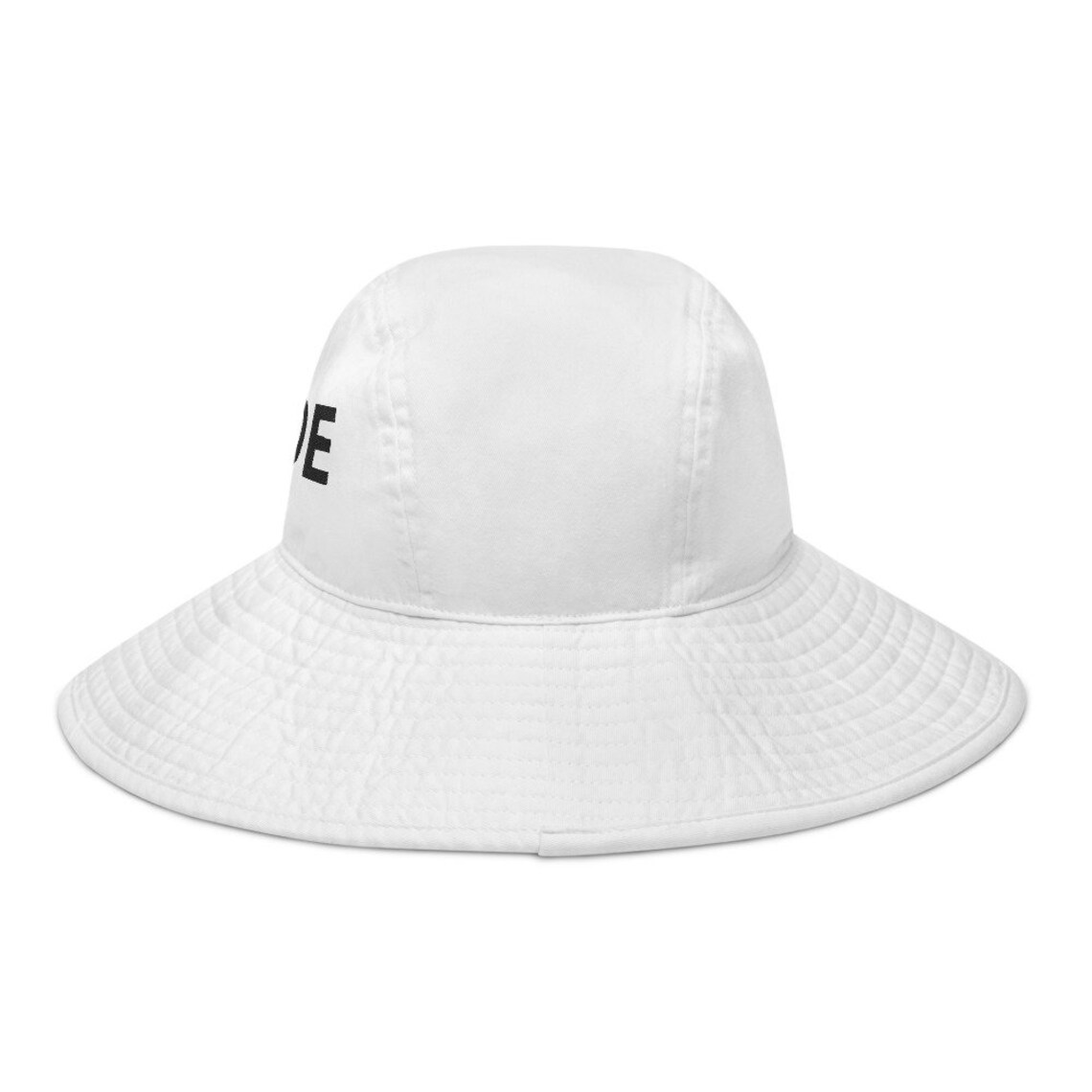 BRIDE Wide Brim Bucket Hat 100 Cotton Twill Fashionable Etsy
