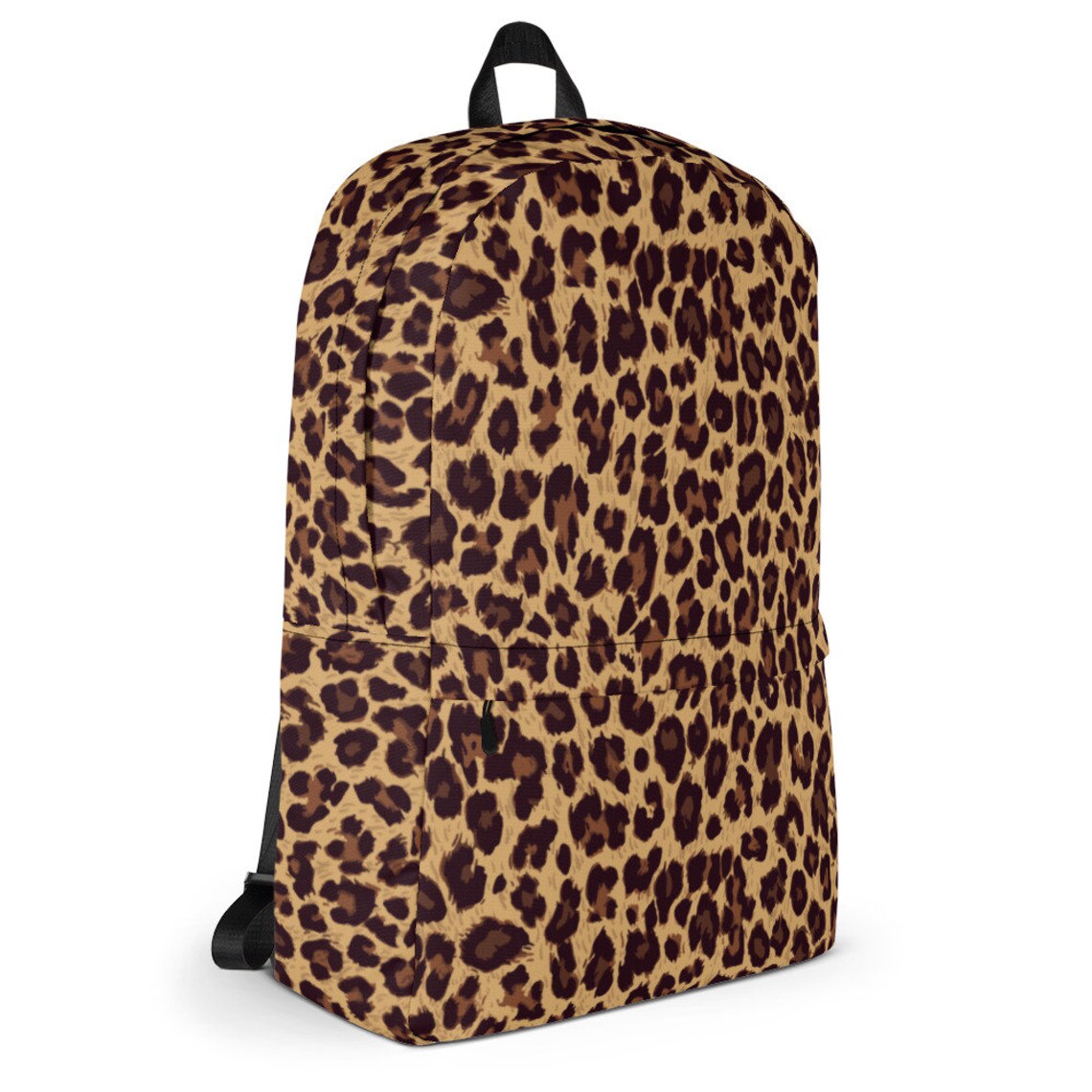 Leopard Print Backpack Medium Size Pocket for a 15 Etsy