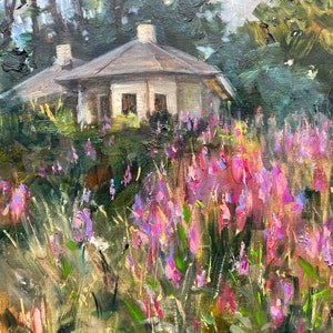 Kartki okolicznościowe, Kenwood House Lato Różowe kwiaty Urodziny Dzień Matki London Park Hampstead Heath