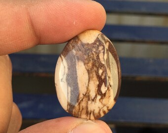 1 Pcs 41x27x6 Millimeter 61 Carat Beautiful Natural Flint Jasper Gemstone Healing Crystal Cabochon Gemstone Semi Precious Cabochon #GT-554
