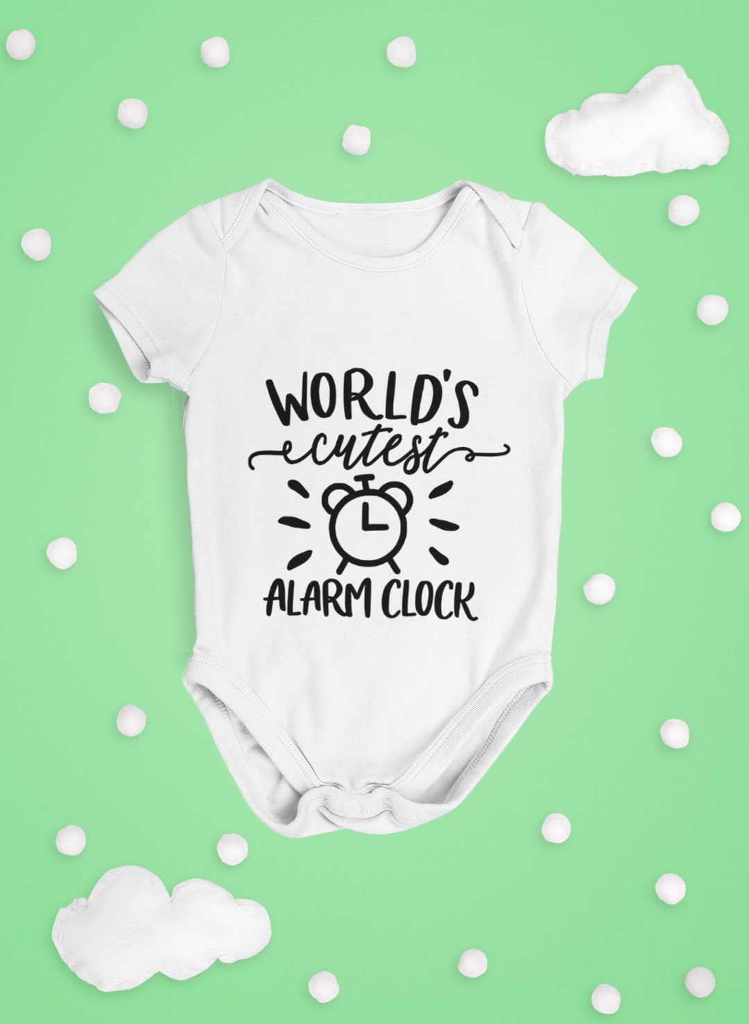 Worlds Cutest Alarm Clock Onesie Etsy UK