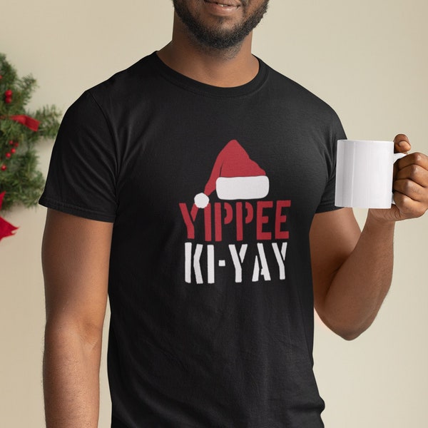 Christmas Movie TShirt Yippee Ki Yay Xmas Film Inspired Clothing