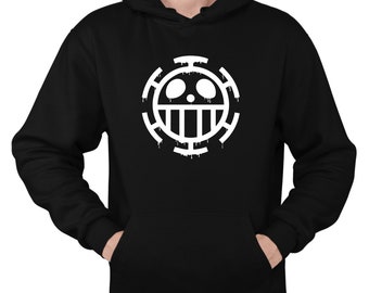 Pirate Anime Hoodie Trafalgar Law Japanese Manga Unisex Otaku Fan