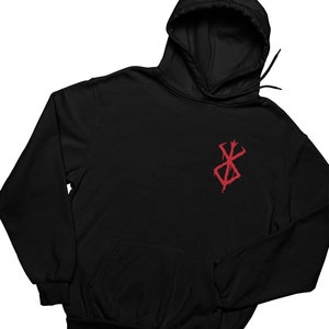 Manga Anime Hoodie Mark of Sacrifice Action Anime Inspired Unisex Sweatshirt Clothing image 6