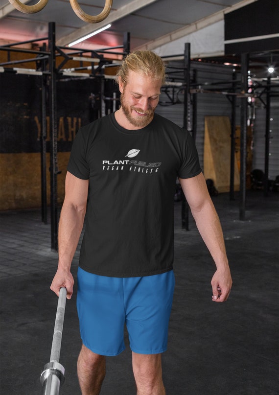 Vegan Athlete TShirt Plant Fueled Fitness Training Clothing