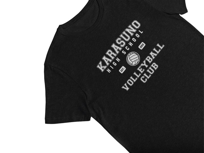 Volleyball Anime Tshirt Karasuno Volleyball Club Sports Spiker Etsy UK