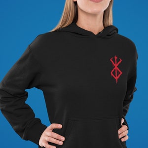 Manga Anime Hoodie Mark of Sacrifice Action Anime Inspired Unisex Sweatshirt Clothing image 9