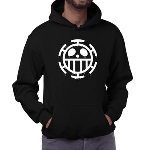 May include: Black hoodie with a white skull and crossbones symbol on the front. The symbol is dripping with white paint.