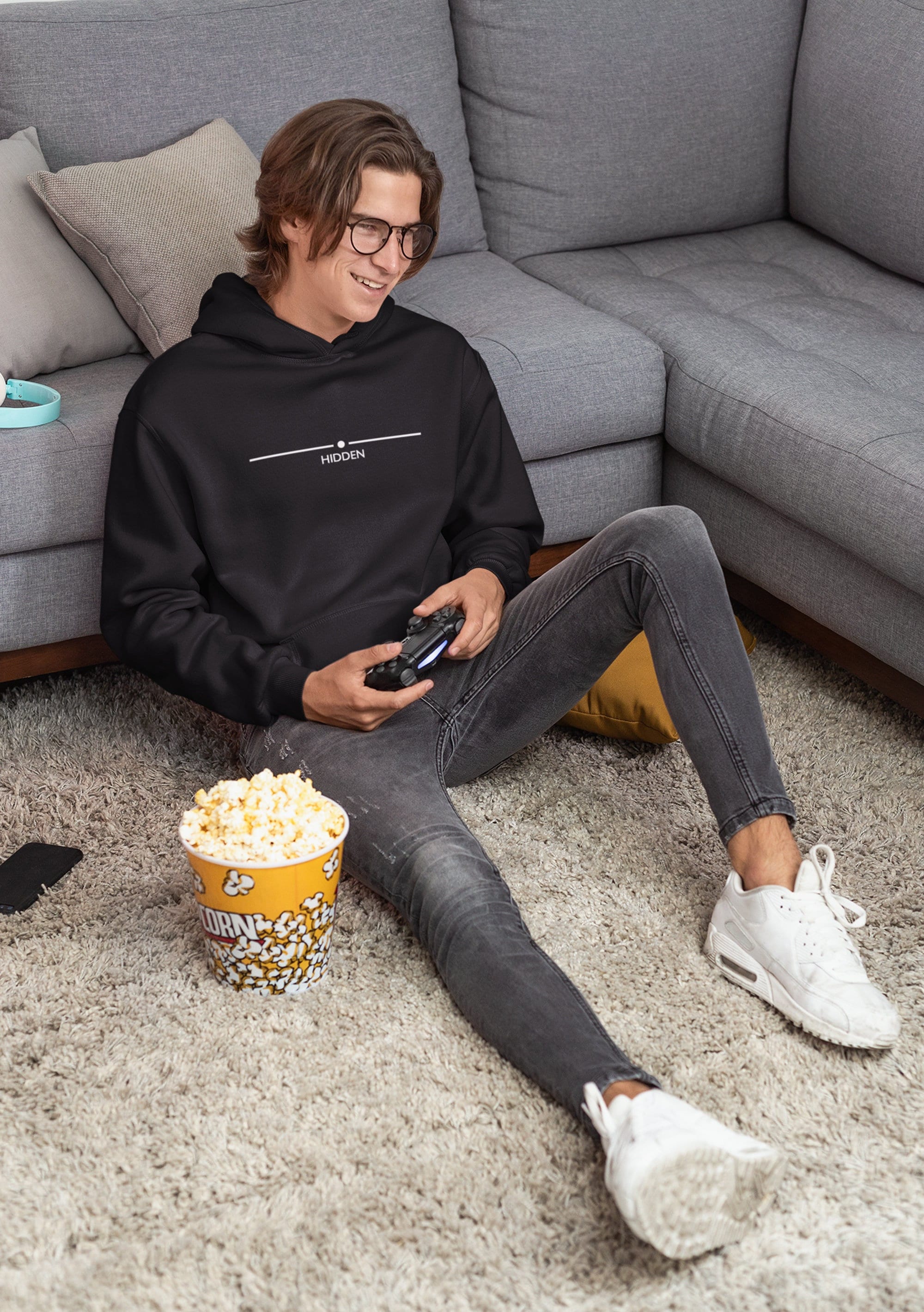 Gaming Hoodie Hidden Stealth Rpg Inspired Hoody, Classic Gamer Jumper Apparel