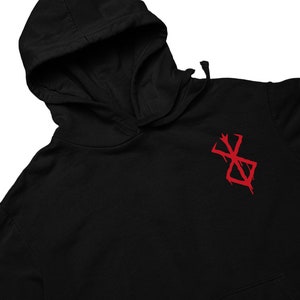 Manga Anime Hoodie Mark of Sacrifice Action Anime Inspired Unisex Sweatshirt Clothing image 7