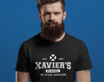 Superhero Comic TShirt Xavier's School Action Movie Inspired Unisex Film Shirt Clothing