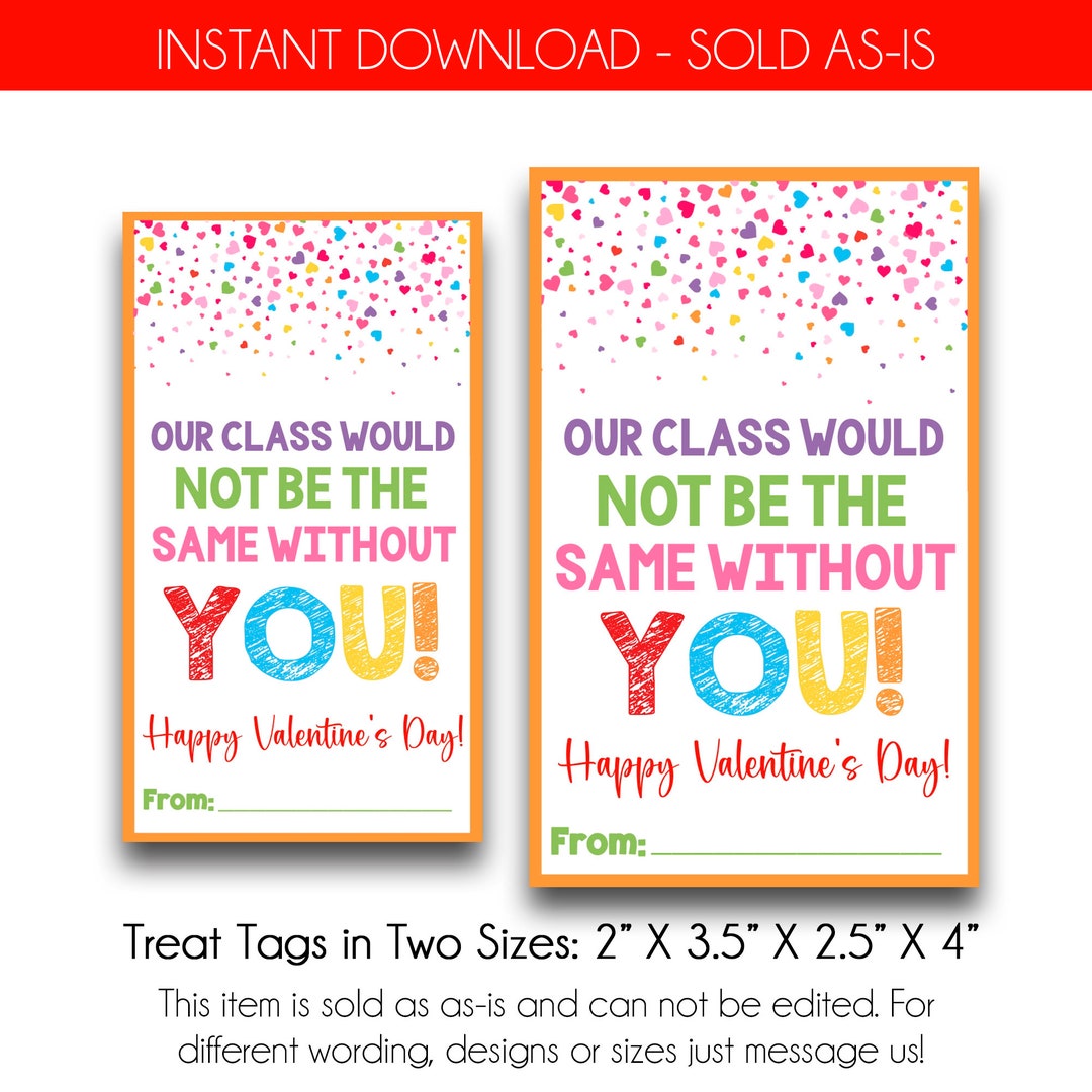 INSTANT DOWNLOAD | Our Class Would Not Be the Same Without You ...