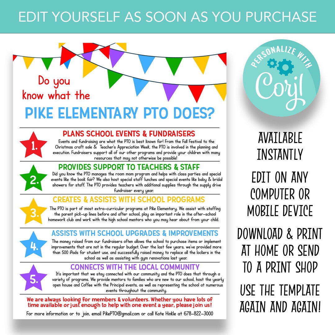 EDITABLE PTO Informational Flyer What The PTO Does Information Sheet editable-pto-informational-flyer-what-the-pto-does-information-sheet