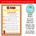 Fireman Survival Kit Printable