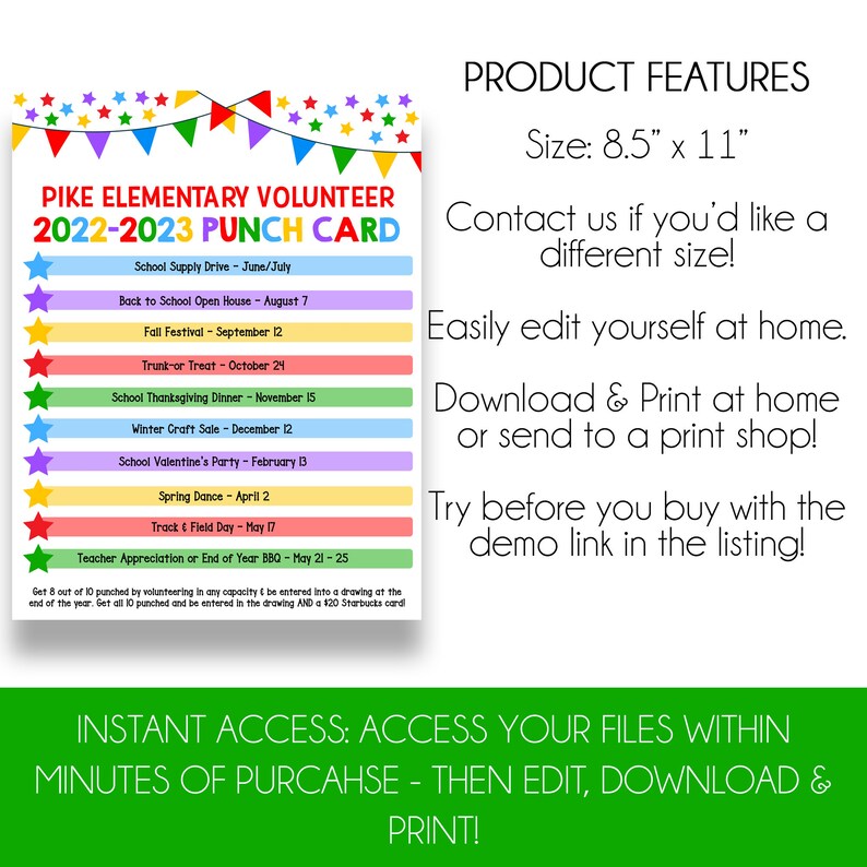 Editable PTO Flyer Bundle PTO Membership Bundle Printable - Etsy