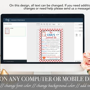 EDITABLE CNA'S Survival Kit Tag | CNA Appreciation Gift Idea | Medical ...