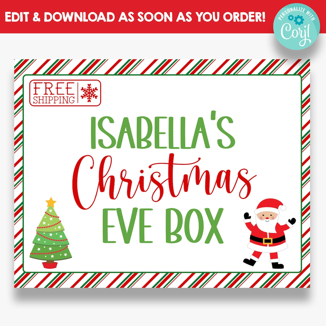 EDITABLE Christmas Eve Box Template Kid's Christmas Eve Box Printable Christmas Eve Gift Box Label - Etsy editable-christmas-eve-box-template-kid-s-christmas-eve-box-printable-christmas-eve-gift-box-label-etsy