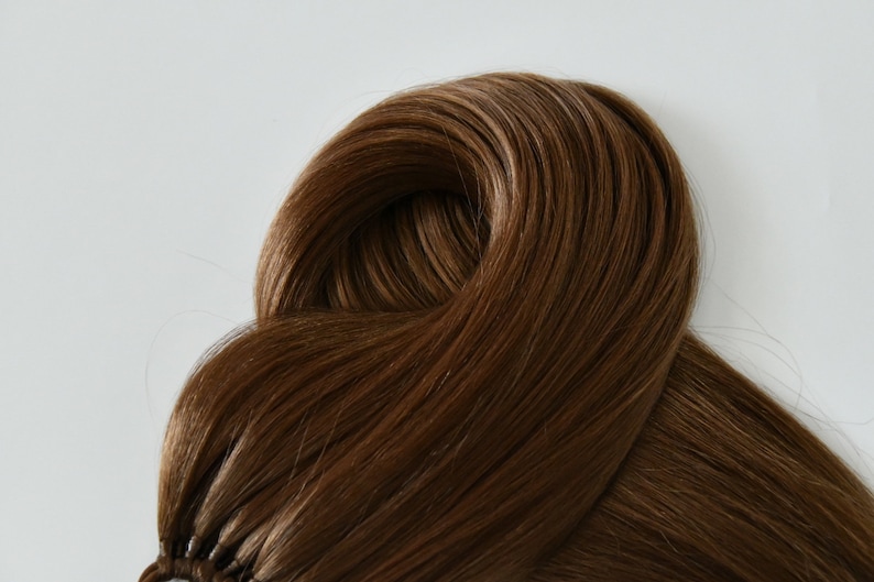 Ponytail Hair Extension on Elastic Band Light Brown Hairband Etsy