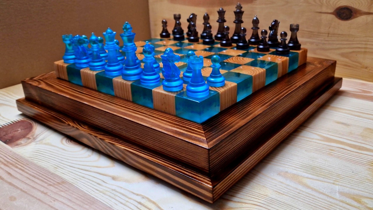Full Sized 3D Chess Silicone Mold 
