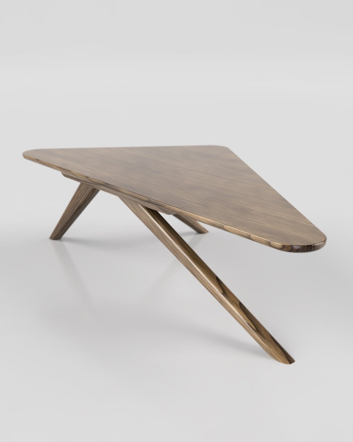 MidCentury Modern Walnut Coffee Table Etsy