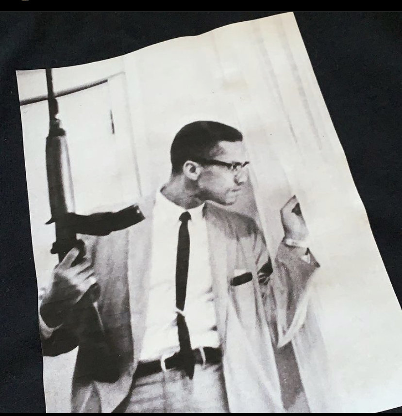 Malcolm X With Gun Etsy