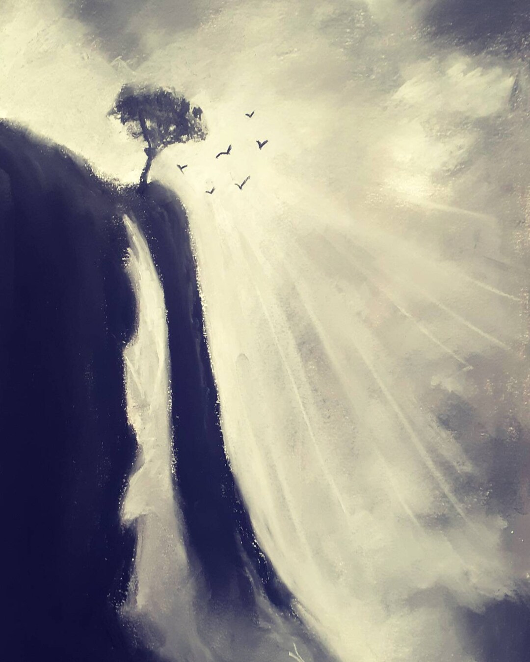 Original Charcoal Art by Andrew Mcadam. 'the Tree of Etsy