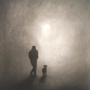 I've been waiting for you. Professional quality signed fine art print. Original art by Andrew McAdam. Unframed, size A3.