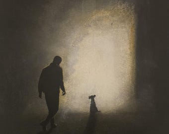 Al die tijd hebben ze gewacht. Originele gesigneerde kunst door Andrew McAdam. Niet ingelijst, formaat A3, 42 x 29,7 cm.