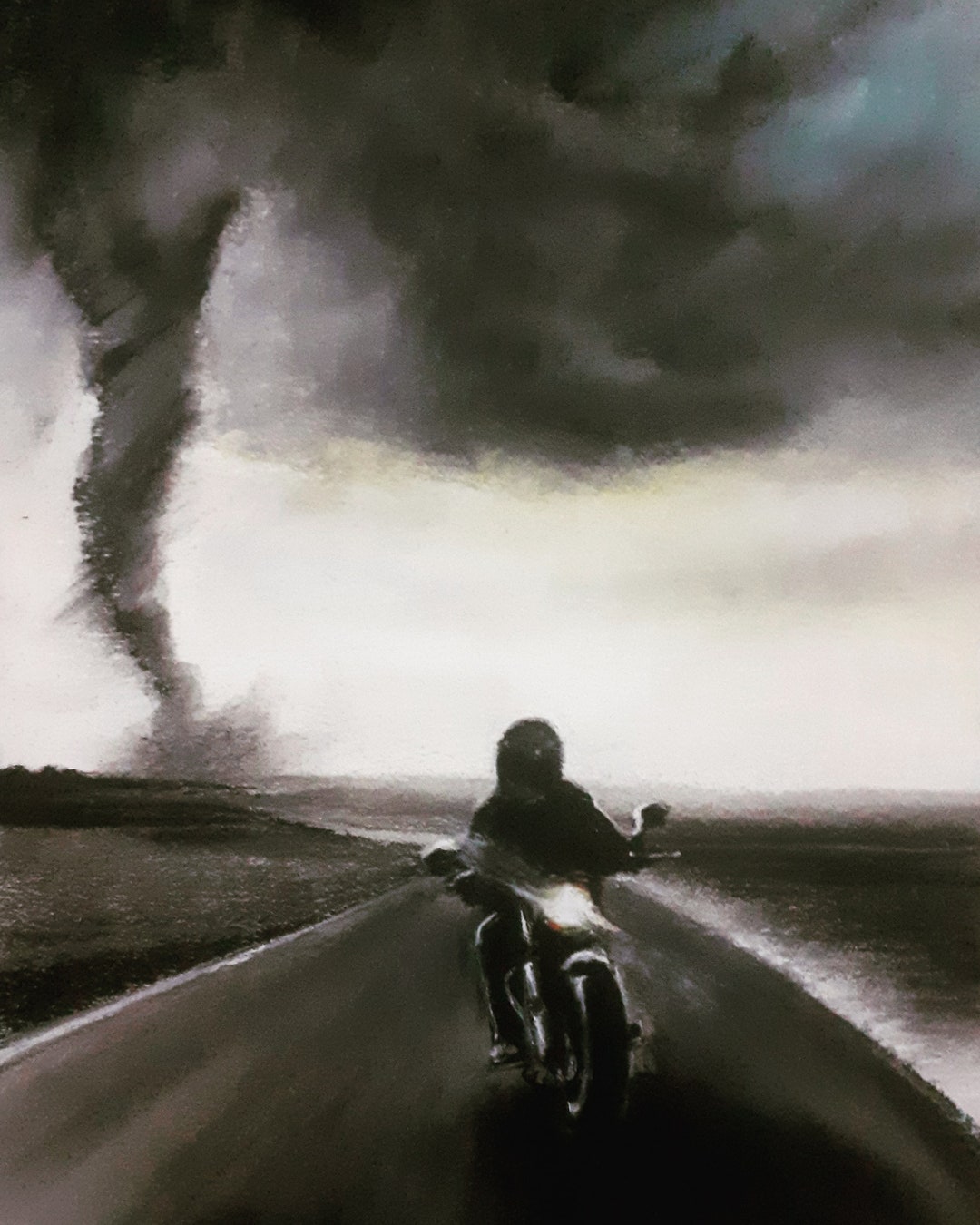 Tornado. Original Signed Art by Andrew Mcadam. Unframed, Size A3. Free ...