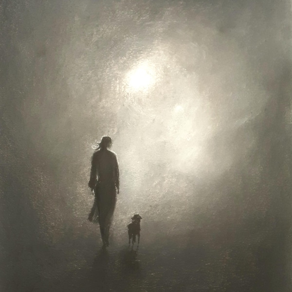Here together. High quality fine art print of an original work by Andrew McAdam. Unframed, size A3.