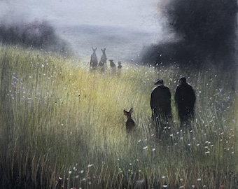 Where the others wait. Professional quality hand signed fine art print. Original art by Andrew McAdam. Unframed, size A3.