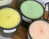 Scented Plant Pot Candle Ceramic candle, Soy wax candle, Reusable ceramic planter, Natural soy candles, Pot plant candle