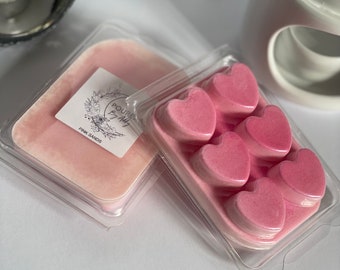 Fondant à la cire de soja Pink Sands Clamshell - Parfum puissant, parfum d'ambiance longue durée, coulé à la main