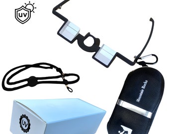 Gafas de seguridad para escalada en roca: prismas K9, protección UV