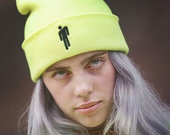 Bad Bitch White Printed Letters Womens Men Beanie Hat Winter Cap Knitting Beanie Hats